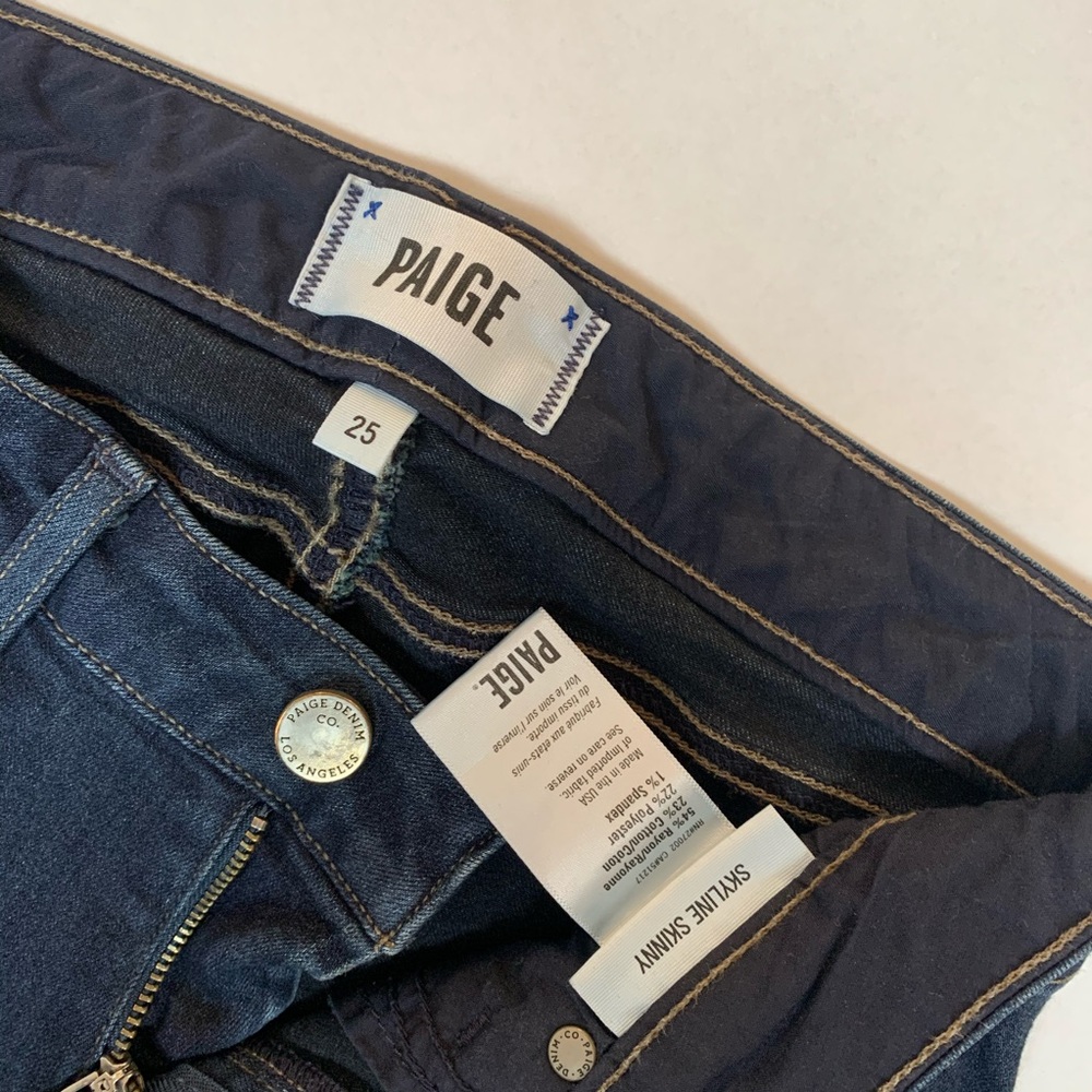 PAIGE Transcend Skyline Skinny Jeans in Mona